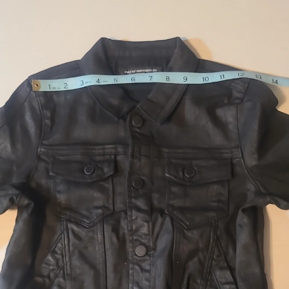 Cult Of Individuality Kids Black Denim Jacket NWOT Size 8